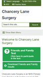 Mobile Screenshot of chancerylane.warwickshire.nhs.uk