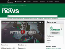 Tablet Screenshot of news.warwickshire.gov.uk